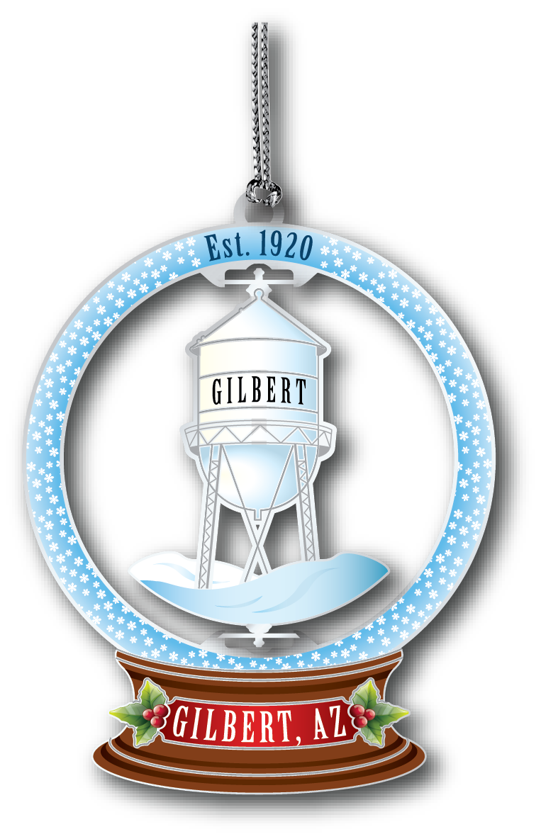 61712-2 Gilbert Water Tower 2019 globe