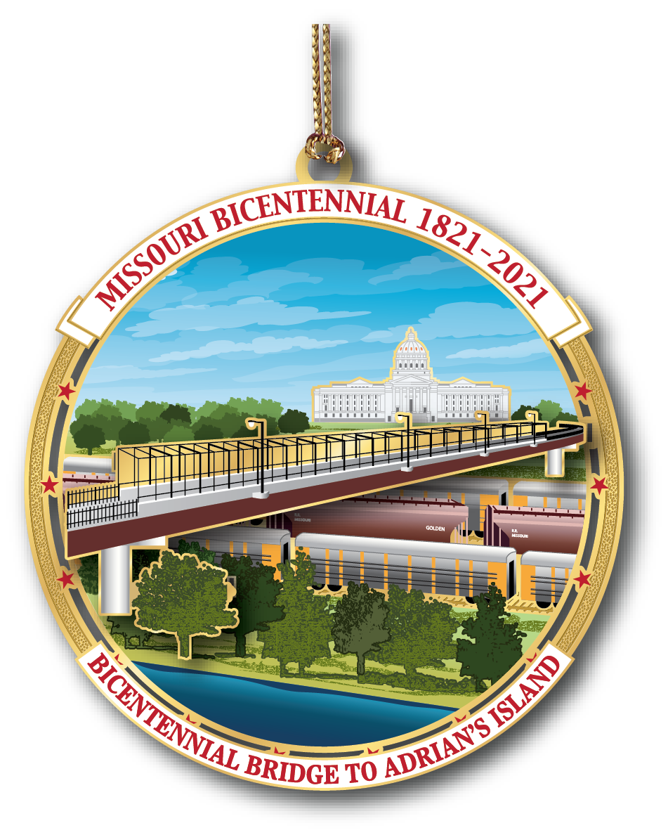 63144 Missouri Bicentennial Bridge 1821 to 2021