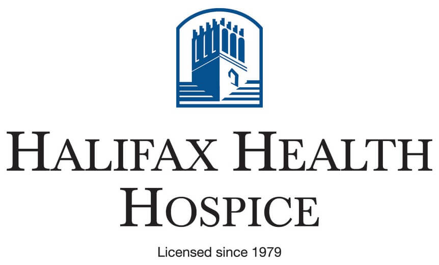 Blue, White & Black Halifax Health Hospice Logo