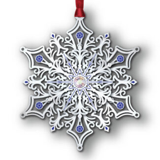 Glittering Silver Snowflake