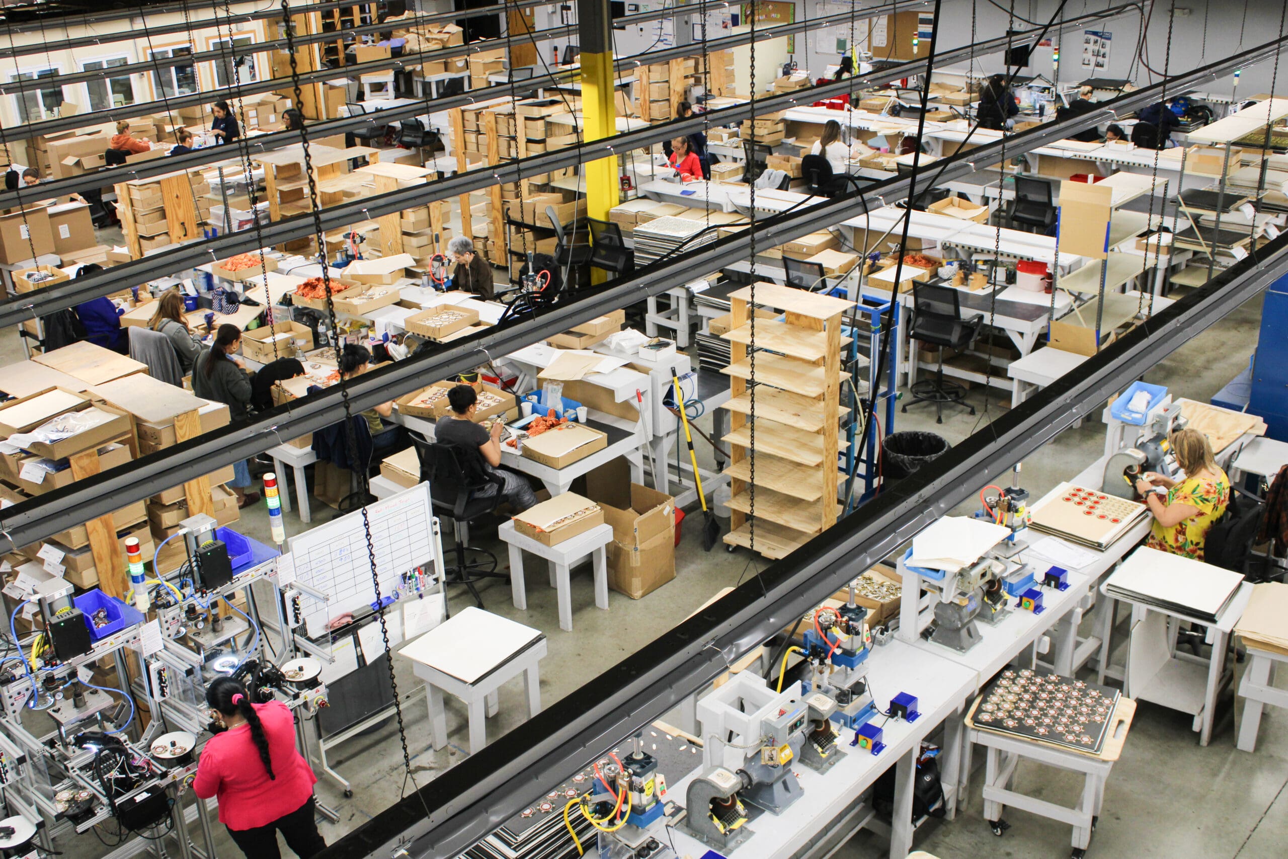 The assembly plant of Beacon Design.