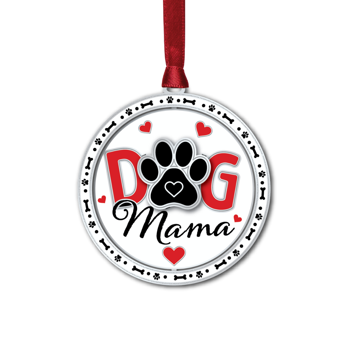 Dog Mama w/ Oval Namedrop
