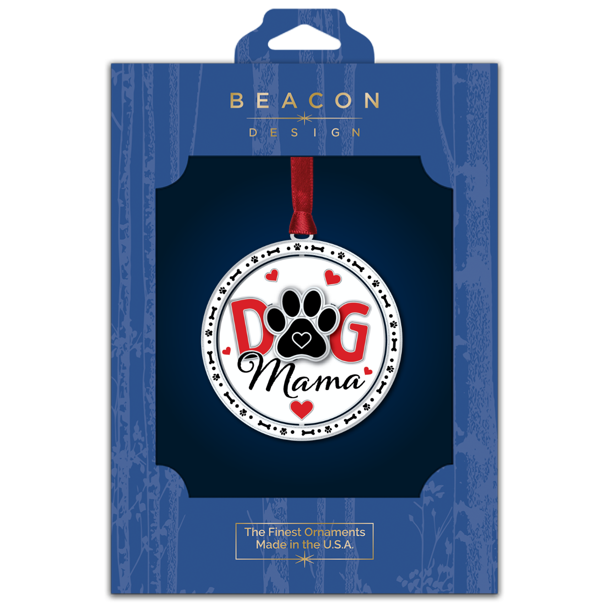 Dog Mama w/ Oval Namedrop - Image 2