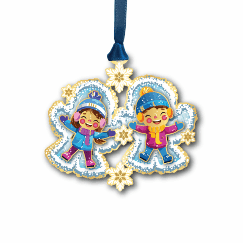 Snow Angels w/ Oval Namedrop