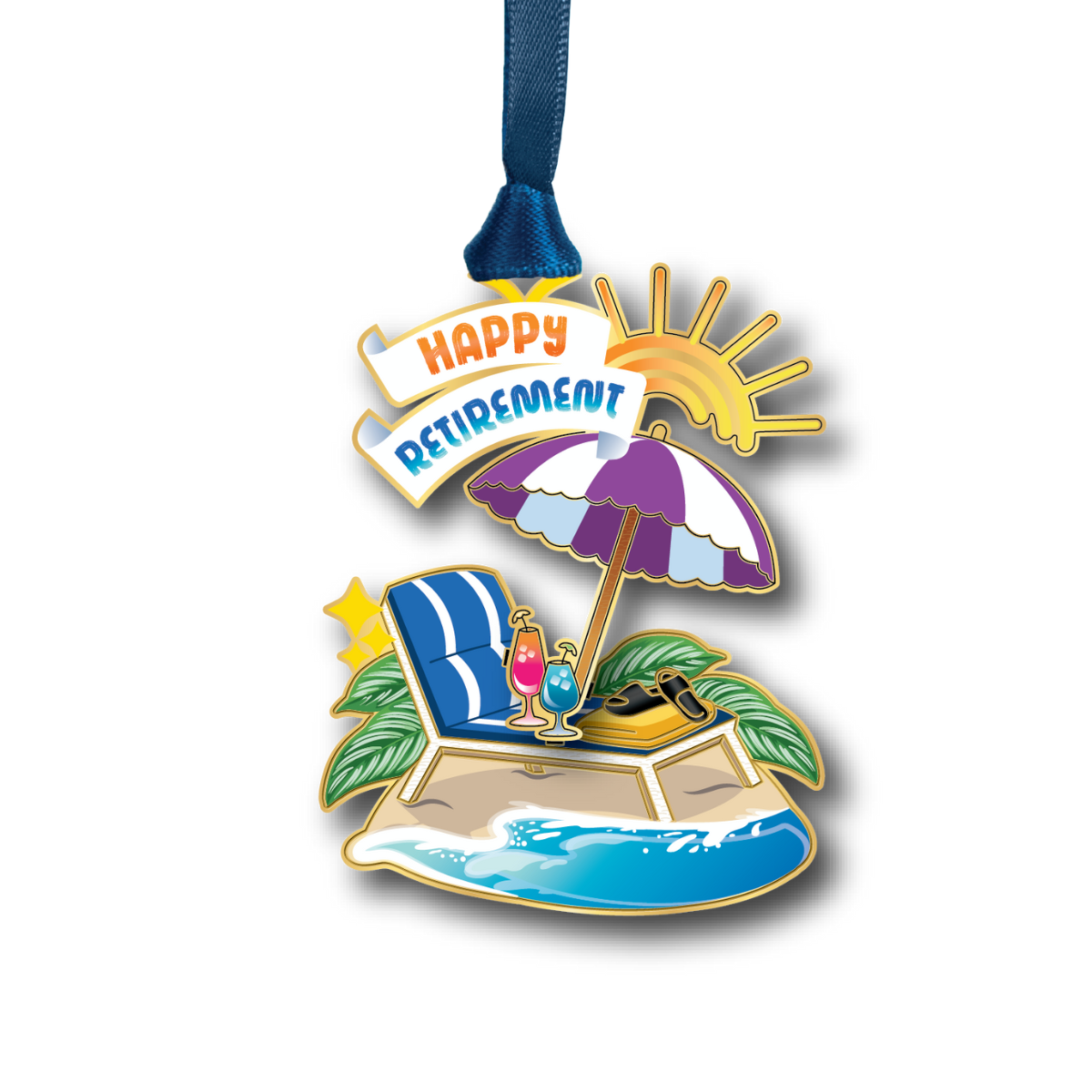 Happy Retirement  w/ Oval Namedrop