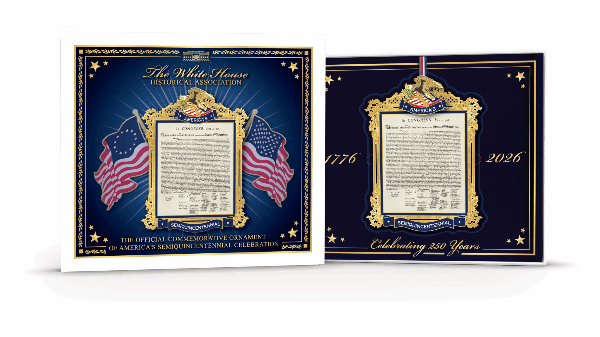 Official Commemorative Ornament of America’s 250th Anniversary ...
