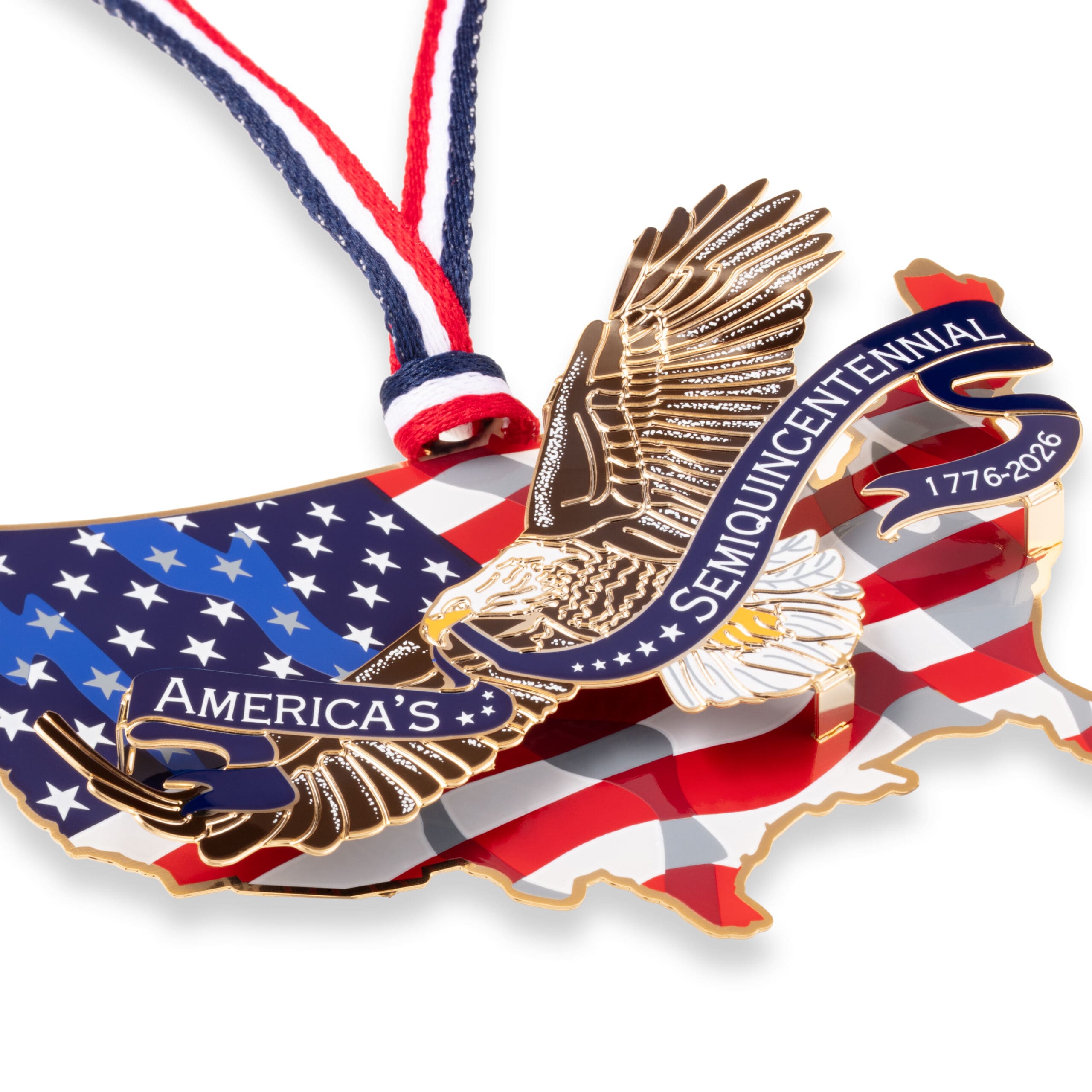 America250 Eagle of Freedom Over America Ornament - Image 3