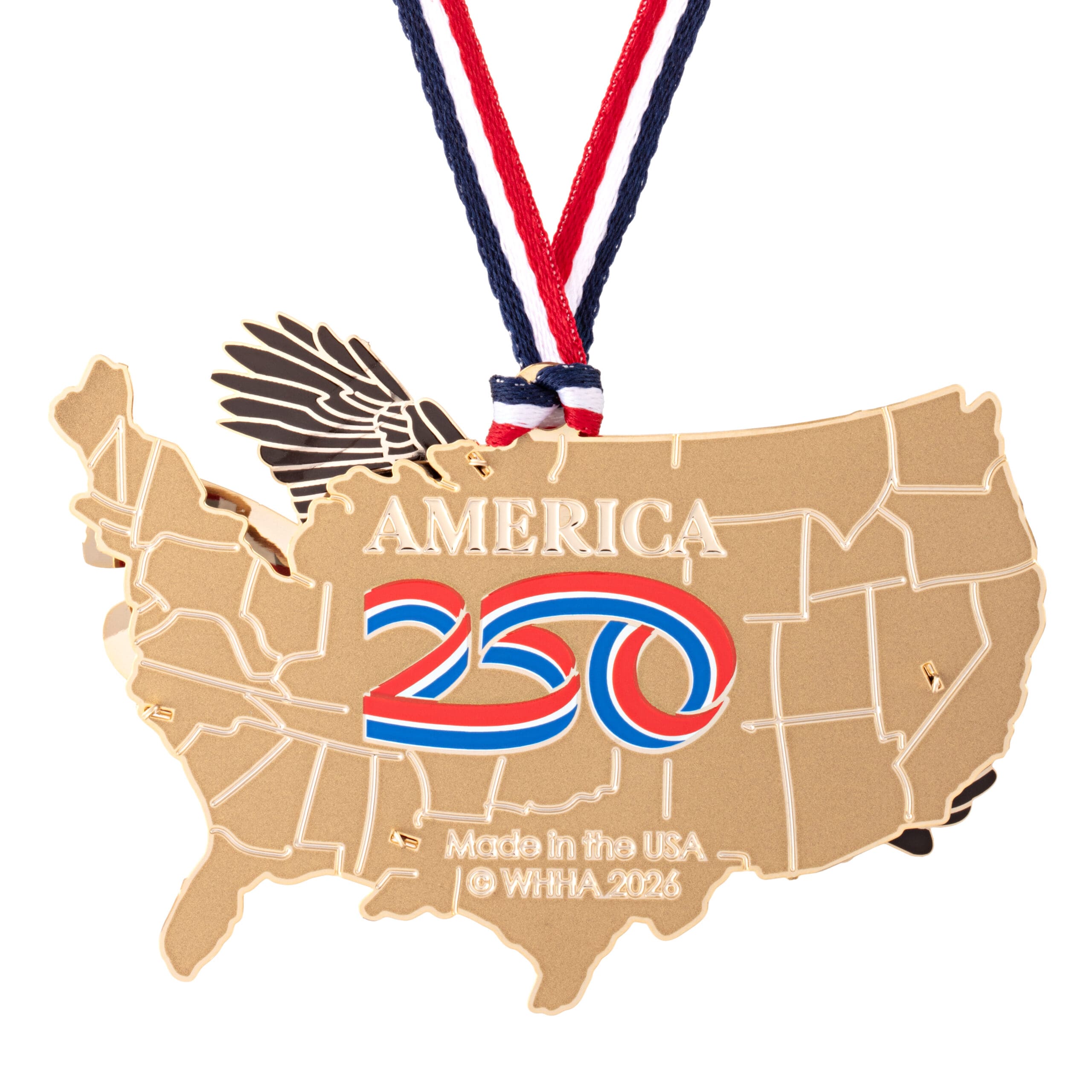 America250 Eagle of Freedom Over America Ornament - Image 2