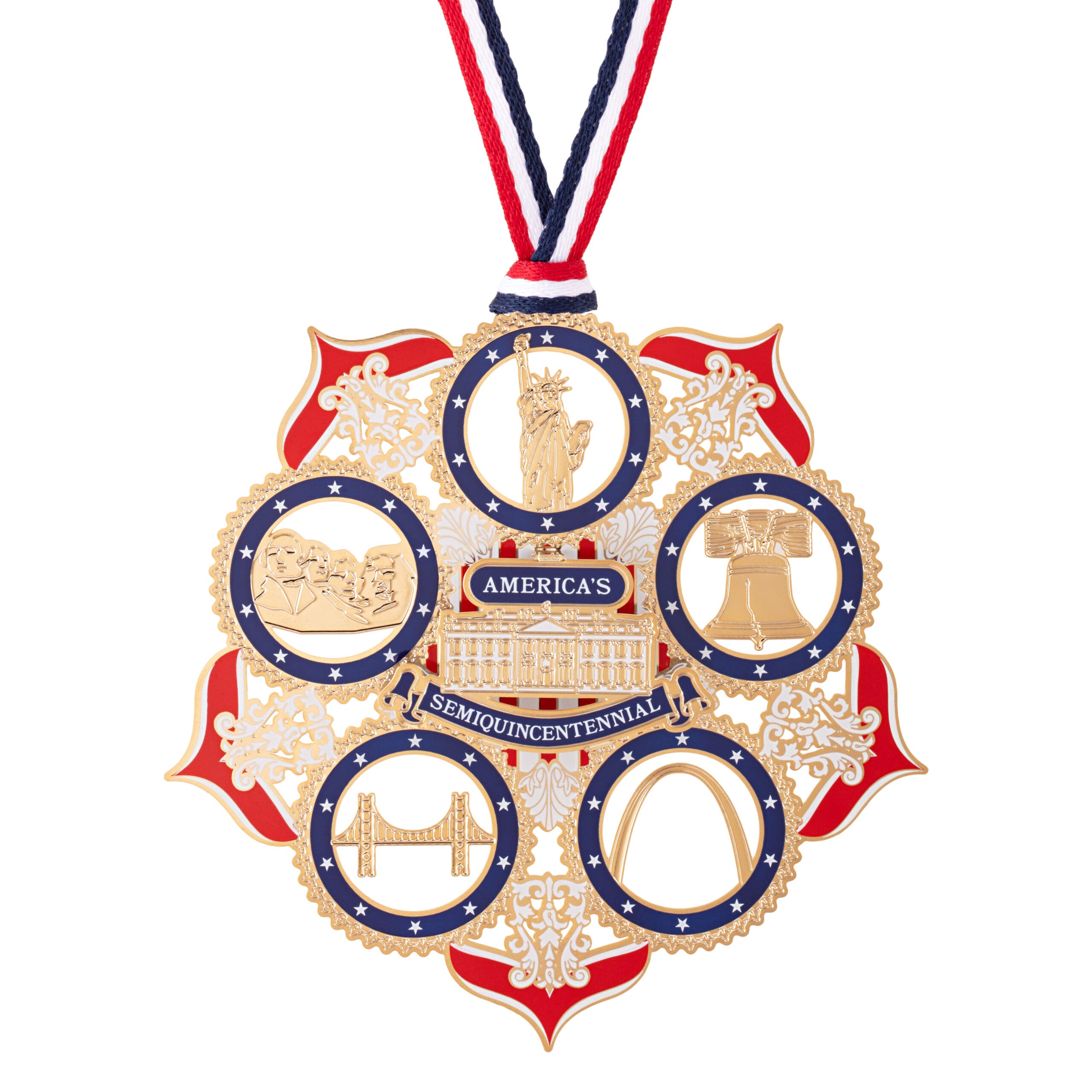 America250 American Icons Ornament